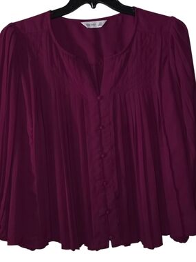 Nine West Long Sleeve Blouse Size PXL